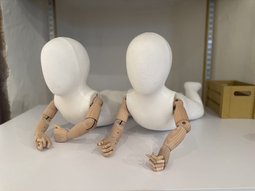 Articulated baby mannequins - articulated,