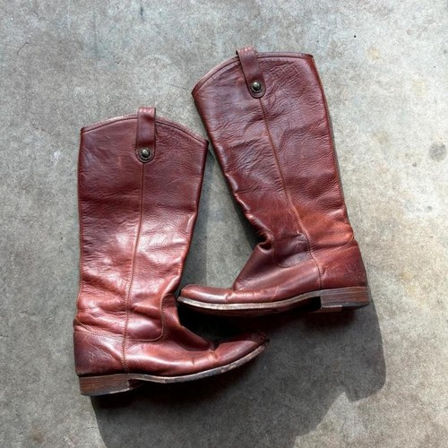 Frye brown leather boots