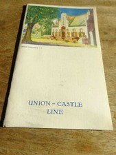 UNION CASTLE LINE - MV WARWICK