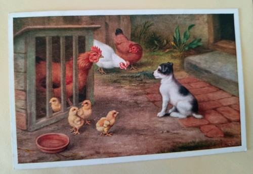 Edgar hunt postcard - edgar, postcard,