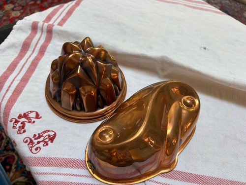 Antique copper topped tin - 2,