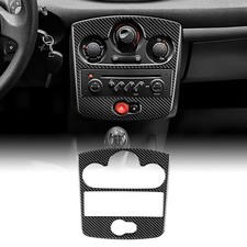 Black Real Carbon Fiber Center