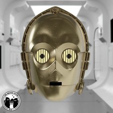 C3P0 STAR WARS Helmet 3D