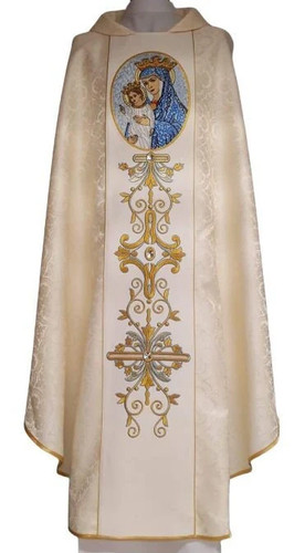 Embroidered chasuble our lady - embroidered,