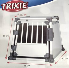 TRIXIE 02-39342 car boot transport slanted box crate cage for M/L dog