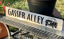 VINTAGE 4"x24" GASSER ALLEY