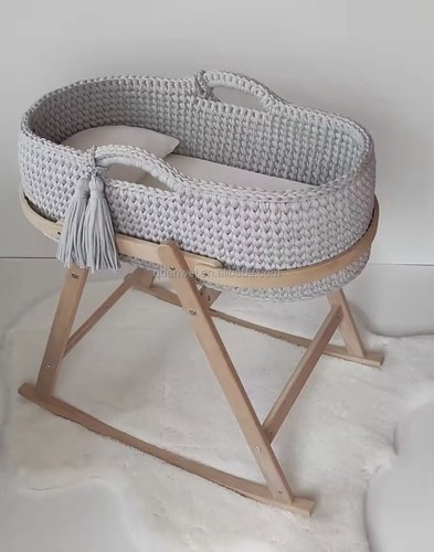 Crochet moses basket with - crochet,