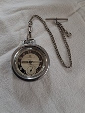 NEAR MINT ' INGERSOLL LONDON TRIUMPH' BRITAIN 1960  POCKET WATCH , SERVICED 