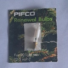 Pack Of 1 Vintage Pifco Renewal Bulb For Christmas Lights Spare