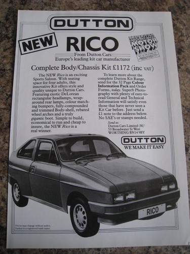 Dutton new rico complete car - new,