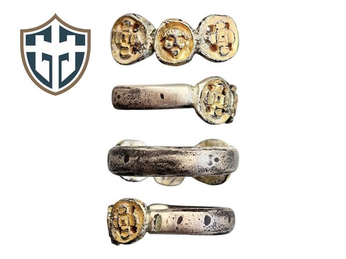 Silver gilt medieval finger - silver-gilt,