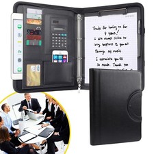 A4 Zippered Conference Folder A4 Padfolio Portfolio Binder Document Organiser