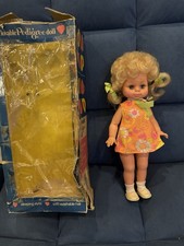 Vintage Pedigree Doll 13 Inches Pristine Condition In Battered Box 1970s