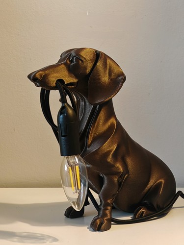 Dachshund table lamp - lamp, sausage