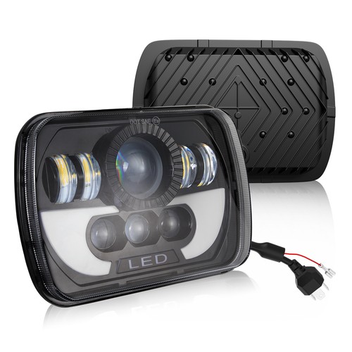 Pair 5x7 7x6 led - led, headlights