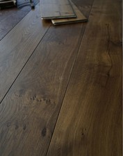 £36.99 - Sample: Engineered Smoked Oak Wood Flooring - 15x4x190 mm