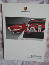 Porsche Exclusive brochure Aug 2004 UK market