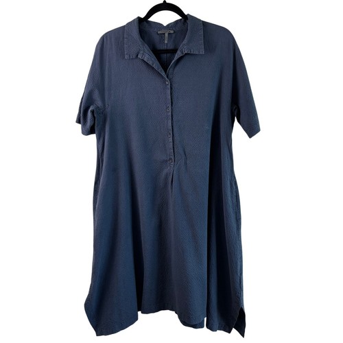 Oska shirt dress blue brand - dress,
