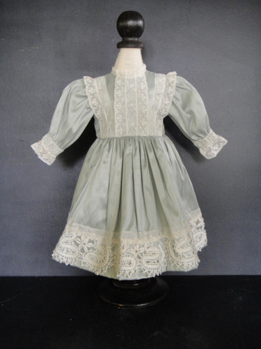 Green silk dress for - green,