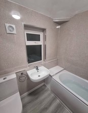 Concrete beige gloss pvc - gloss,