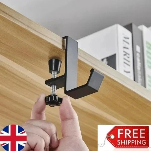 Adjustable desk edge hook - adjustable,