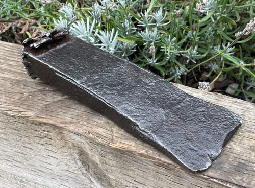 Vintage log splitting wedge - log,