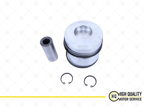 Piston with ring - with,