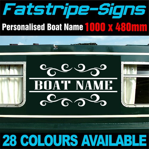 Personalised narrow boat barge - personalised,