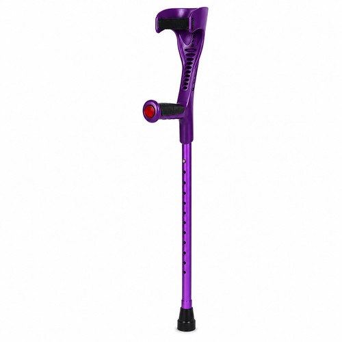 Single purple forearm crutch - single,