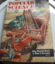 1950 Popular Science Magazine: Big Mouth Eats a Ton a Second/Sky Cow for Jets SO