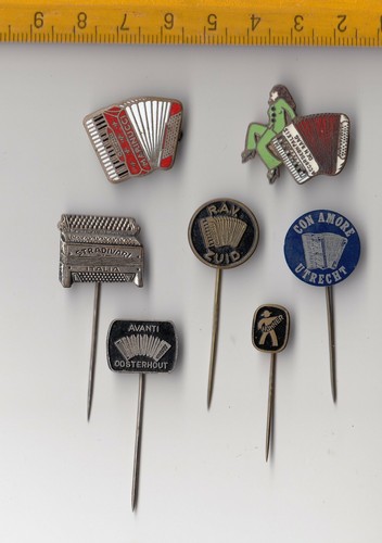 Vintage accordion enamel music - vintage,