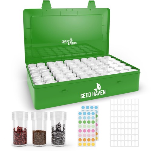 Seed organizer storage box - organizer,