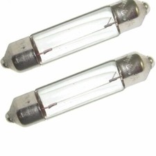 Festoon Bulbs (2) For IDEAL Guillotine Cutting Light - Models 3915 & 3915-95