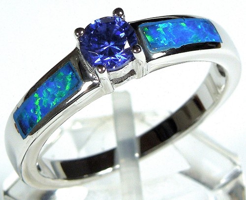 Tanzanite blue fire opal - &,
