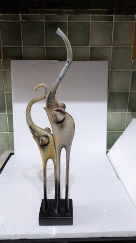 Modern wooden elephants - modern,