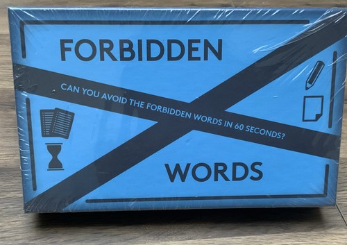 Forbidden words card game - words,