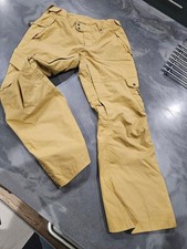 The North Face Womens Snowboard Ski Pants Trousers Beige/Yellow Size L
