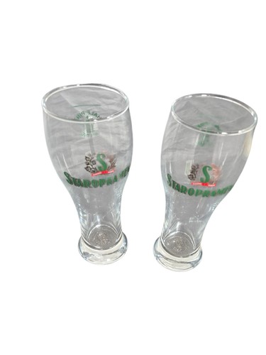 Pair staropramen half pint - of,