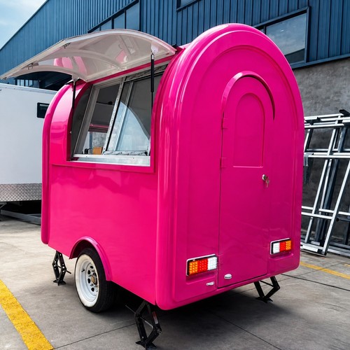 Pink mobile catering - pink,