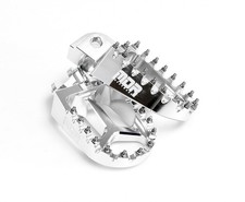 MDR Pro Series - Wide Footpegs For Suzuki RMZ 450 (2012-ON) Silver Motocross MX