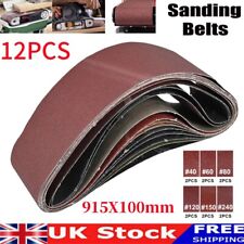 12Pack Sanding Belts 915X100mm