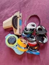 Lot of 2 Dymo Embossing Label Makers - Vintage 175 + Junior + tapes