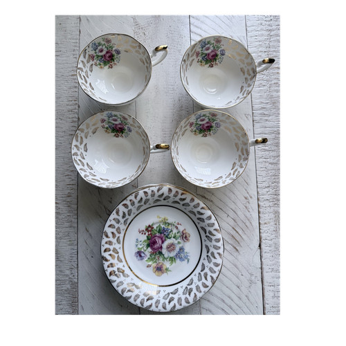 Vintage aynsley bone - vintage, tea