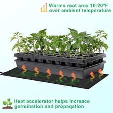 Seedling Heat Mat Plant Seed Germination Propagation Starter Warm Heating Pad UK