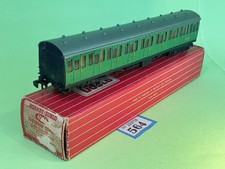 Hornby Dublo 4081 S.R. 2nd Class Suburban Coach, Boxed, 2/3 Rail S46291, GC.