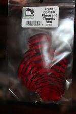 Fly Tying Dyed Golden Pheasant Tippet Collars