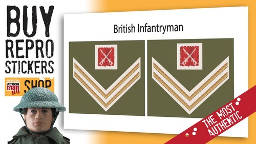 Action man british infantryman - man,