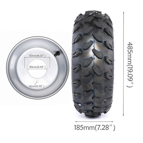 Atv quad 19x7 - 19x7.00-8, front
