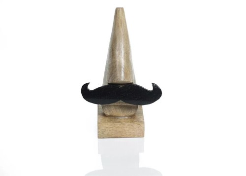 Wooden spectacle holder with - spectacle,
