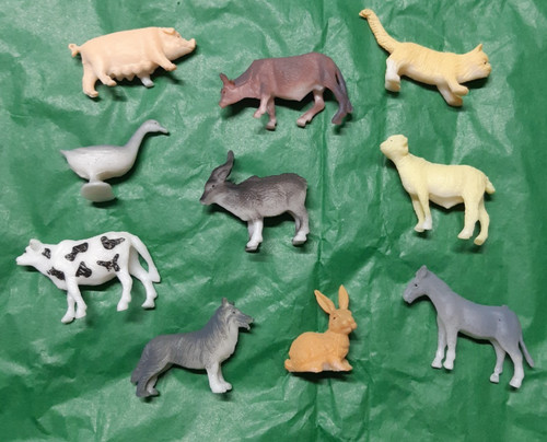 Plastic farm animal - animal, models